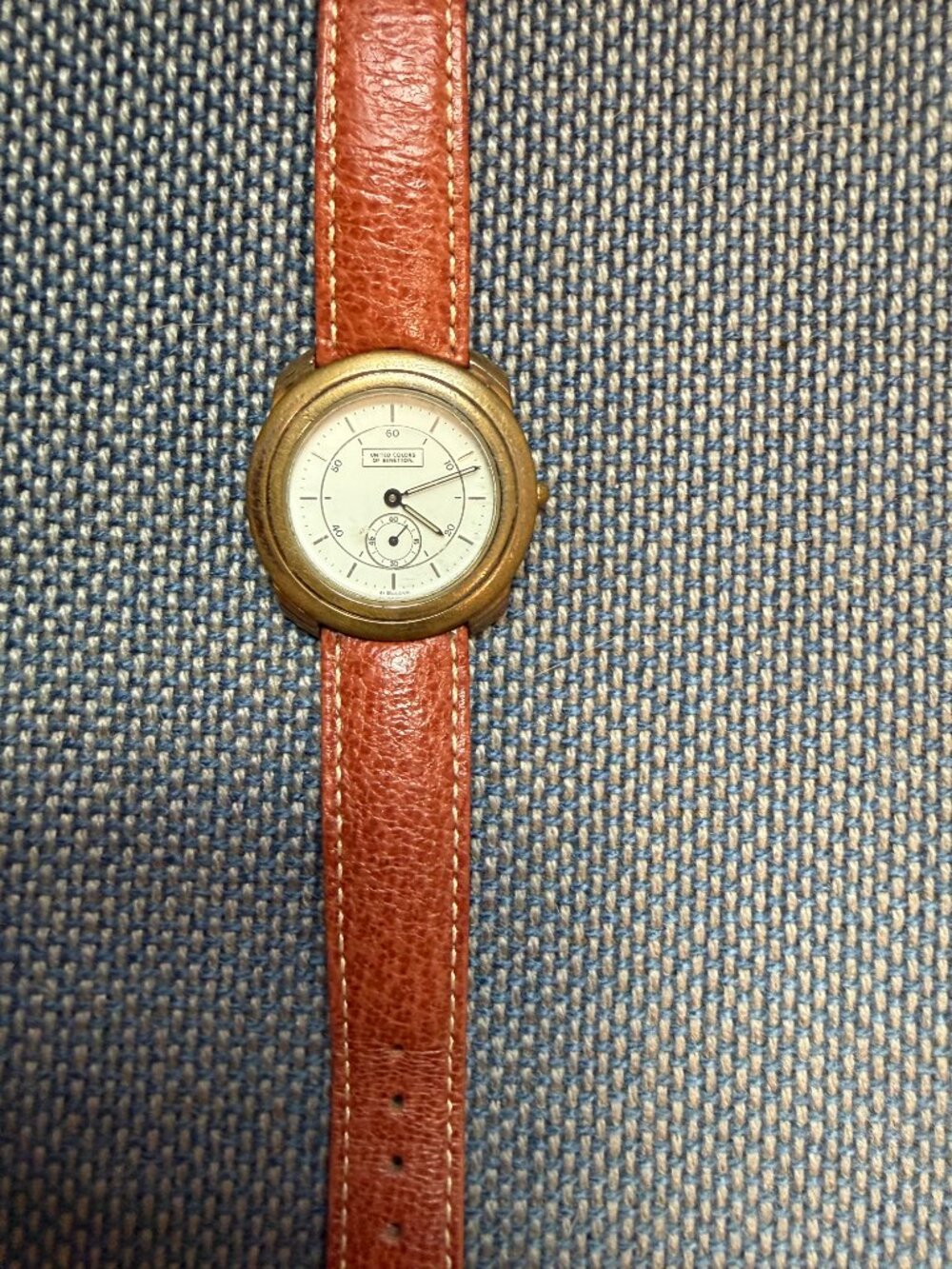 Vintage United Colors of Benetton by Bulova Quartz Watch (Working)